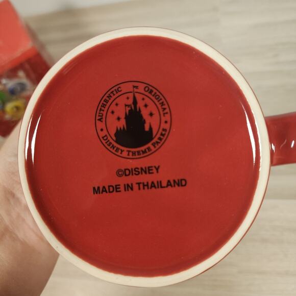 Walt Disney World Mickey Mouse 2007 3D Emboss Coffee Mug Cup Minnie Goofy w/ Box - Picture 7 of 12